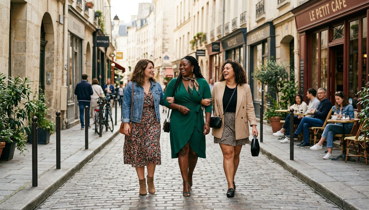 Conseil mode grande taille : à paris, comment les quartiers inspirent la confiance en soi