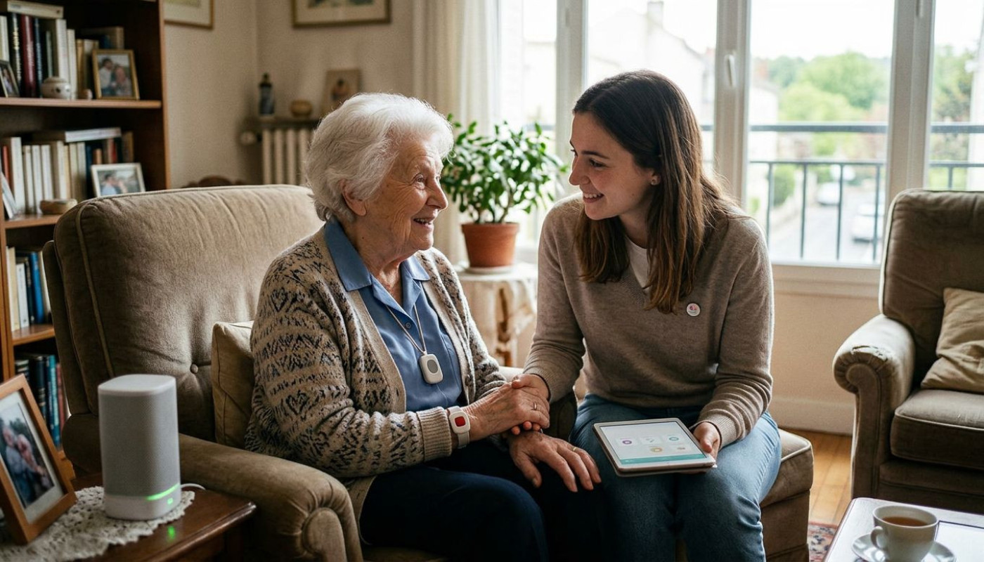 Téléassistance connectée : les nouveaux liens humains du grand âge